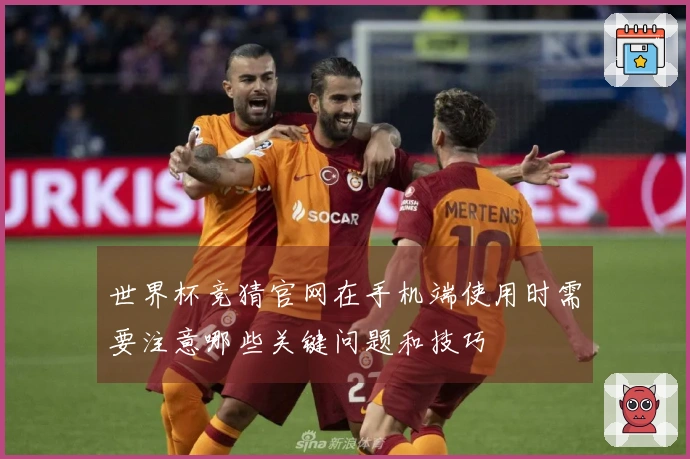 世界杯竞猜官网在手机端使用时需要注意哪些关键问题和技巧